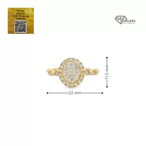 10K Gold 0.75 CTW Diamond Ladies Ring