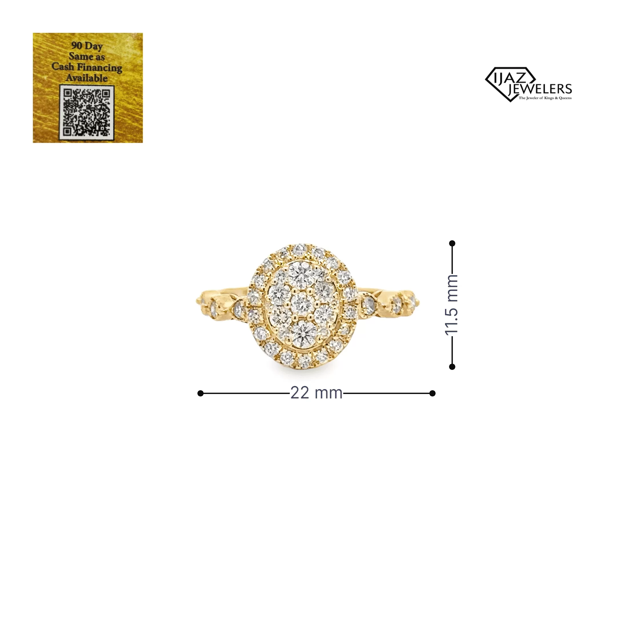 10K Gold 0.75 CTW Diamond Ladies Ring