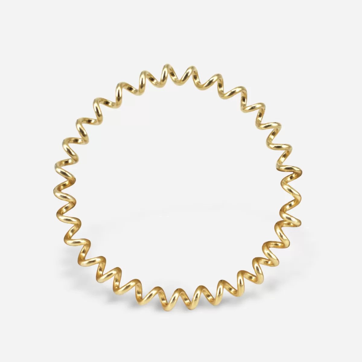 18K Gold Plated Swirl Bracelet