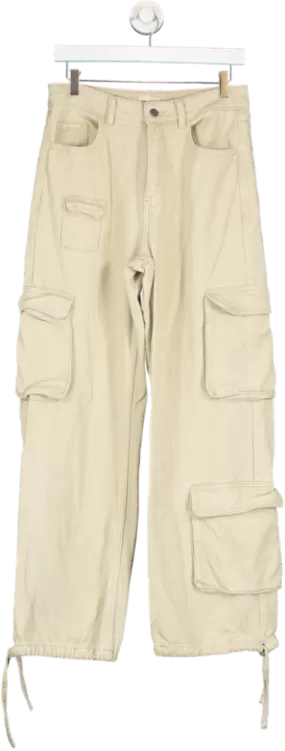 Adanola Beige Pocket Detail Cargo Pant UK XS