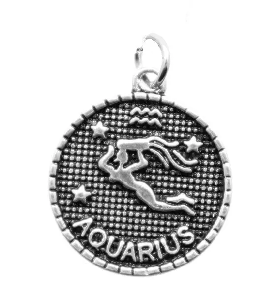 Add a Charm - Metal Charms - Zodiac - Aquarius