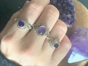 Amethyst Mix - Small Rings