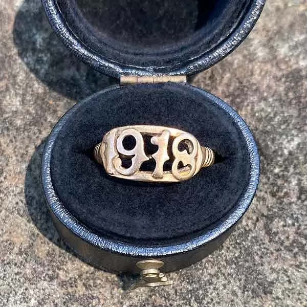 Antique 1918 Date Ring