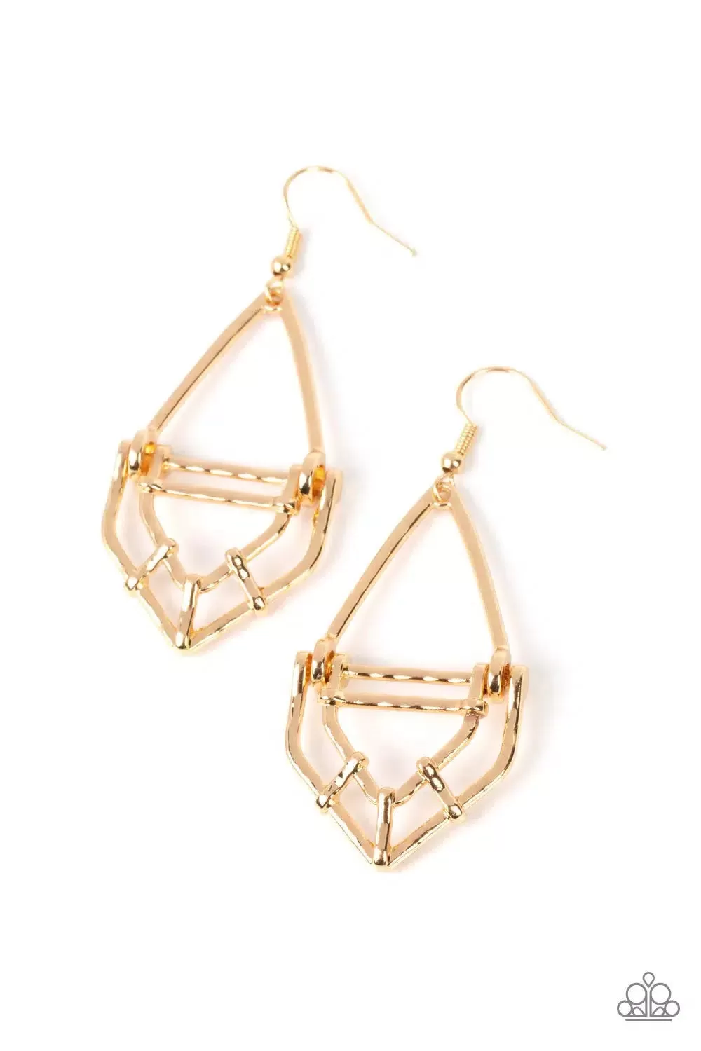 Artisan Apparatus Gold Earrings - Paparazzi Accessories