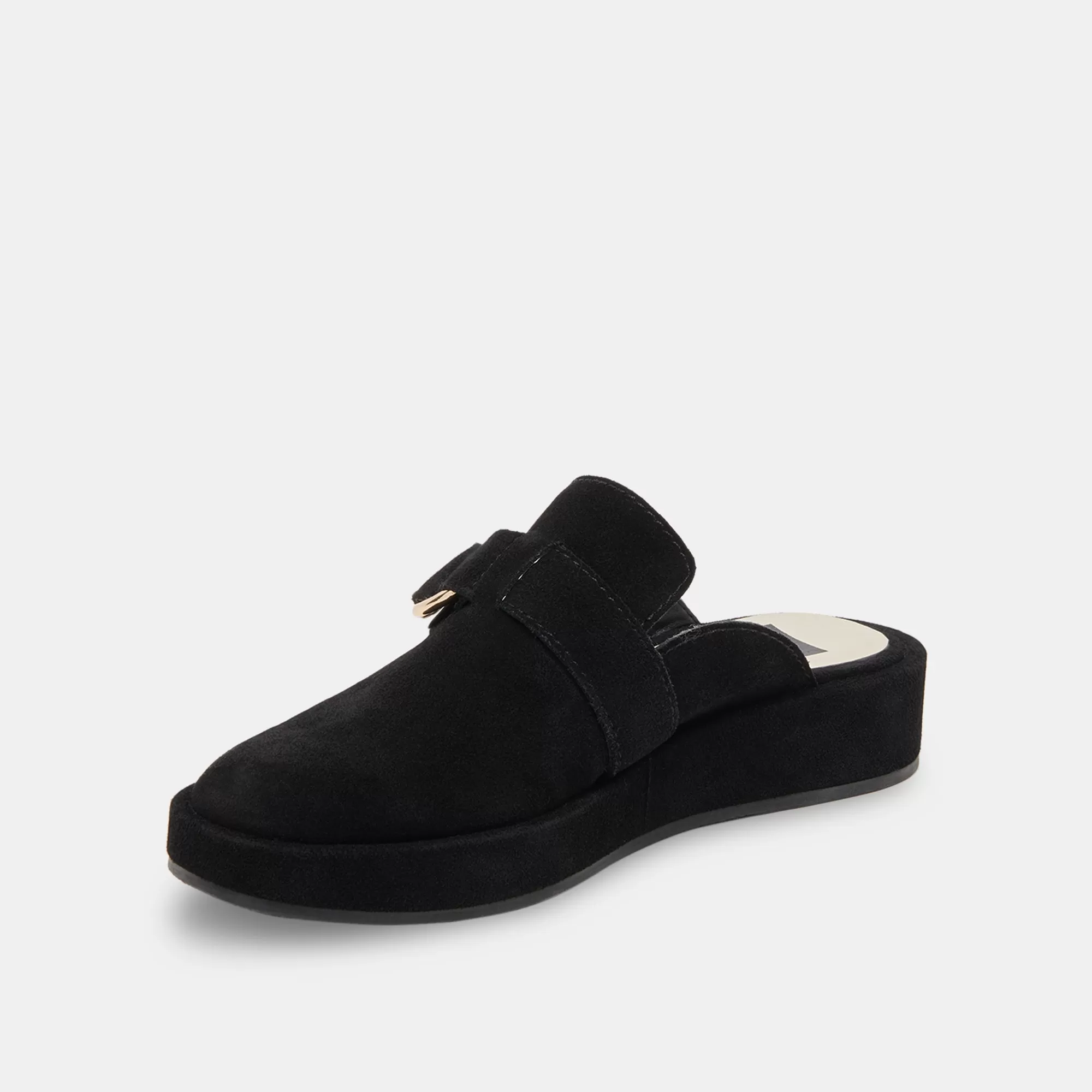 ASTOR FLATS ONYX SUEDE