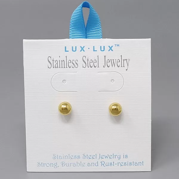 Ball Stainless Steel Stud Earrings