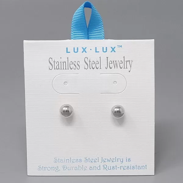 Ball Stainless Steel Stud Earrings