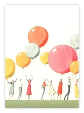 Balloon Party Greeting Card