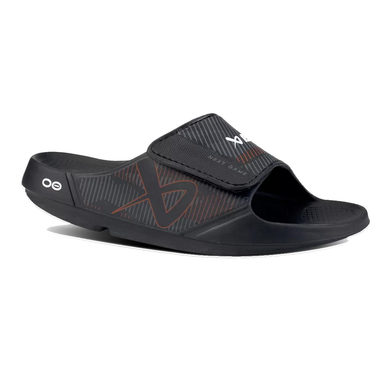 BAUER OOFOS NEXT GAME SPORT FLEX SLIDE BLACK SENIOR