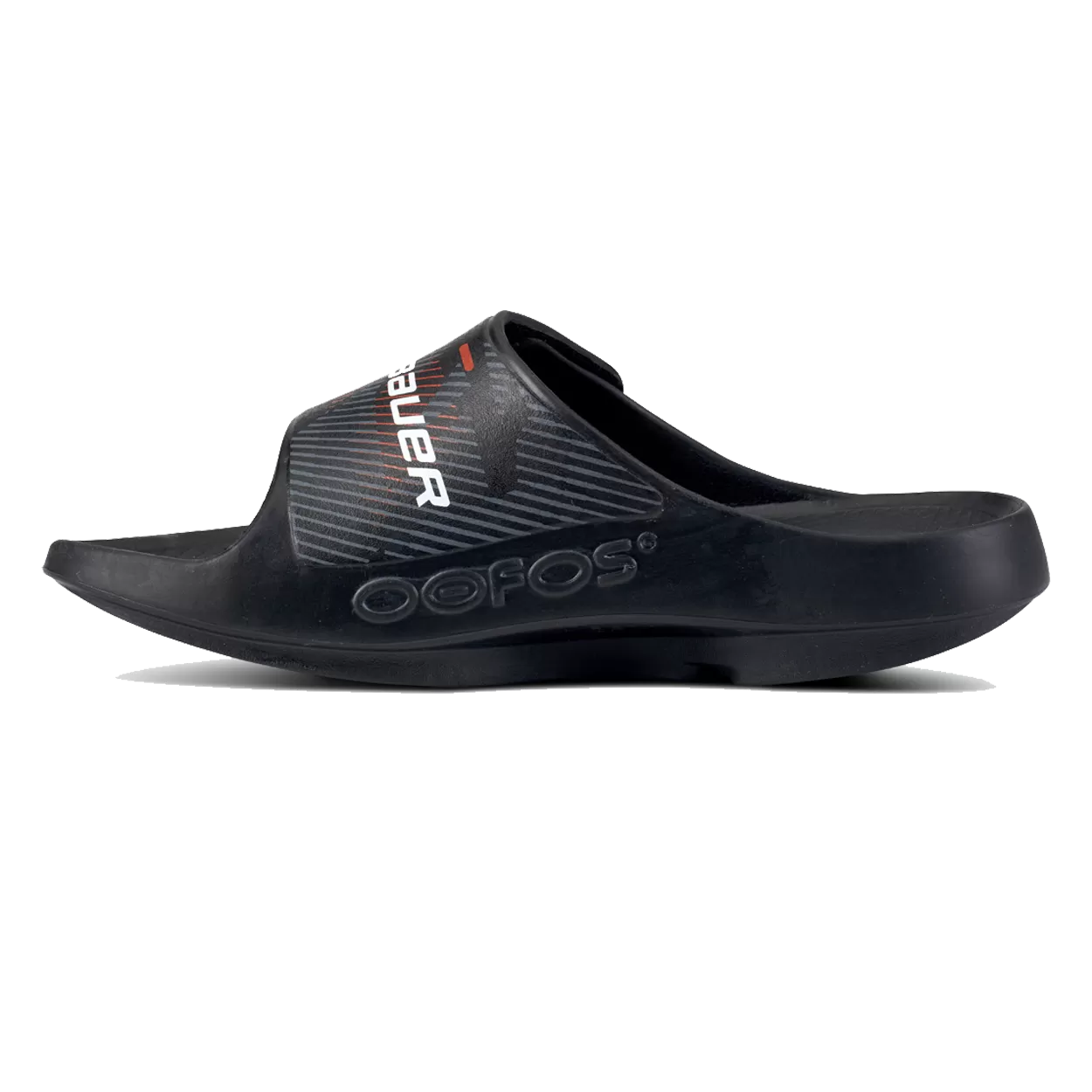 BAUER OOFOS NEXT GAME SPORT FLEX SLIDE BLACK SENIOR