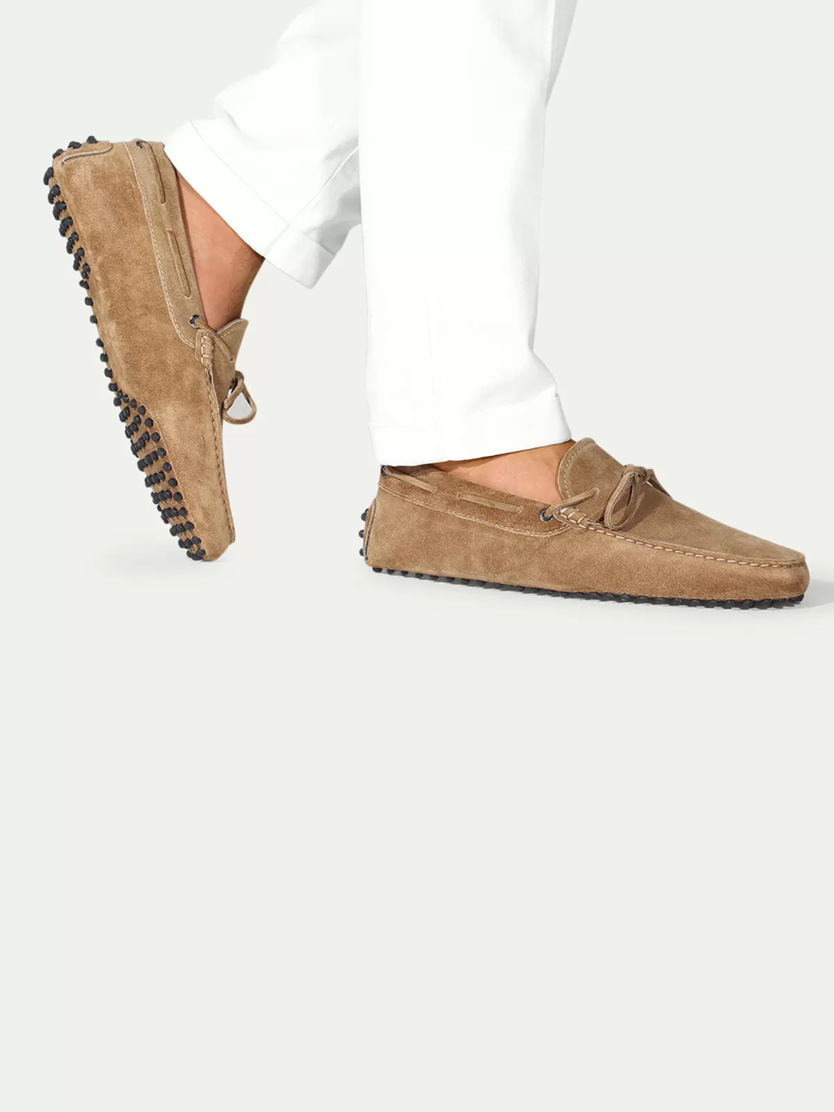 Beige Driving Shoes