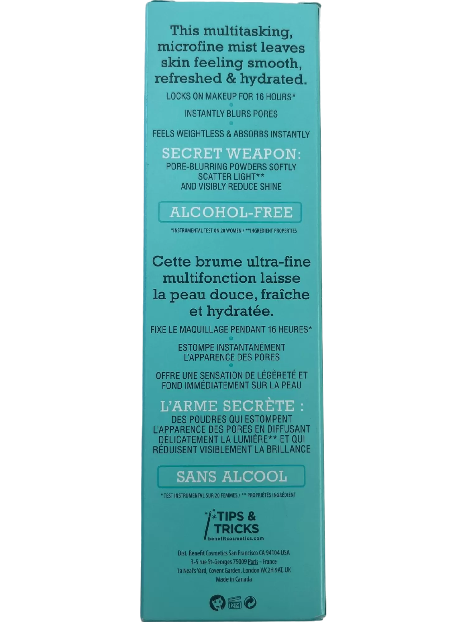 Benefit Cosmetics The POREfessional Super Setter Setting Spray