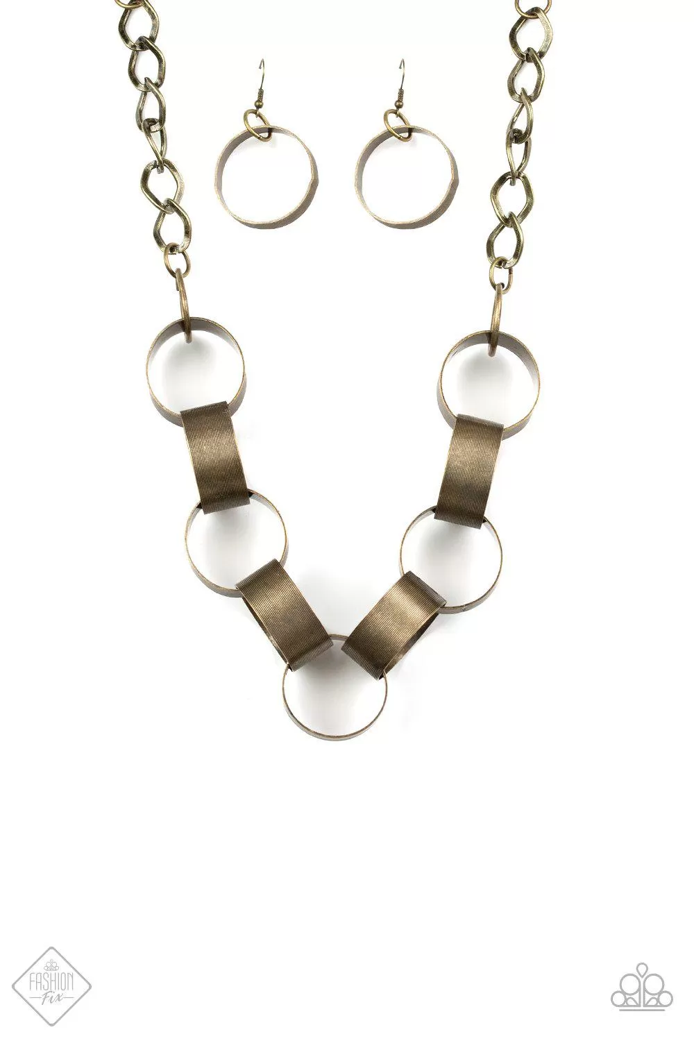 Big Hit Brass Necklace - Paparazzi Accessories