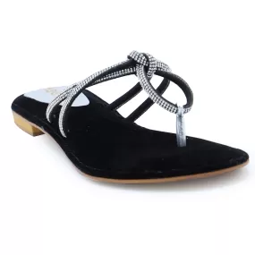 Black Fancy Chappal 010102