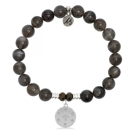 Black Moonstone Prayer Bracelet