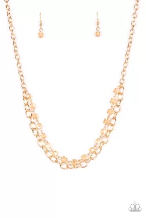 Block Party Princess - Gold Necklace