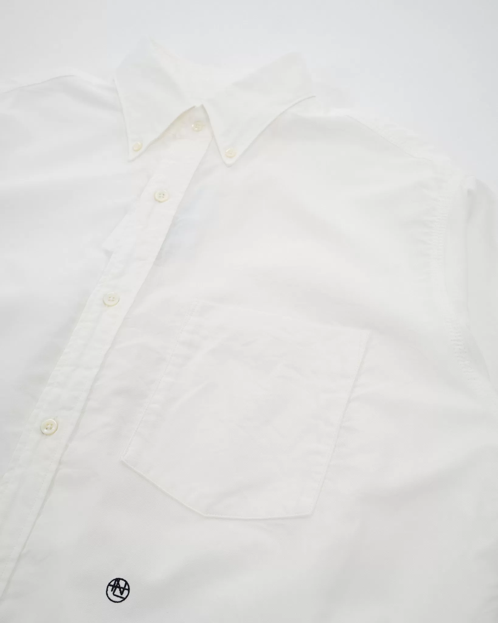 Button Down Wind Shirt White