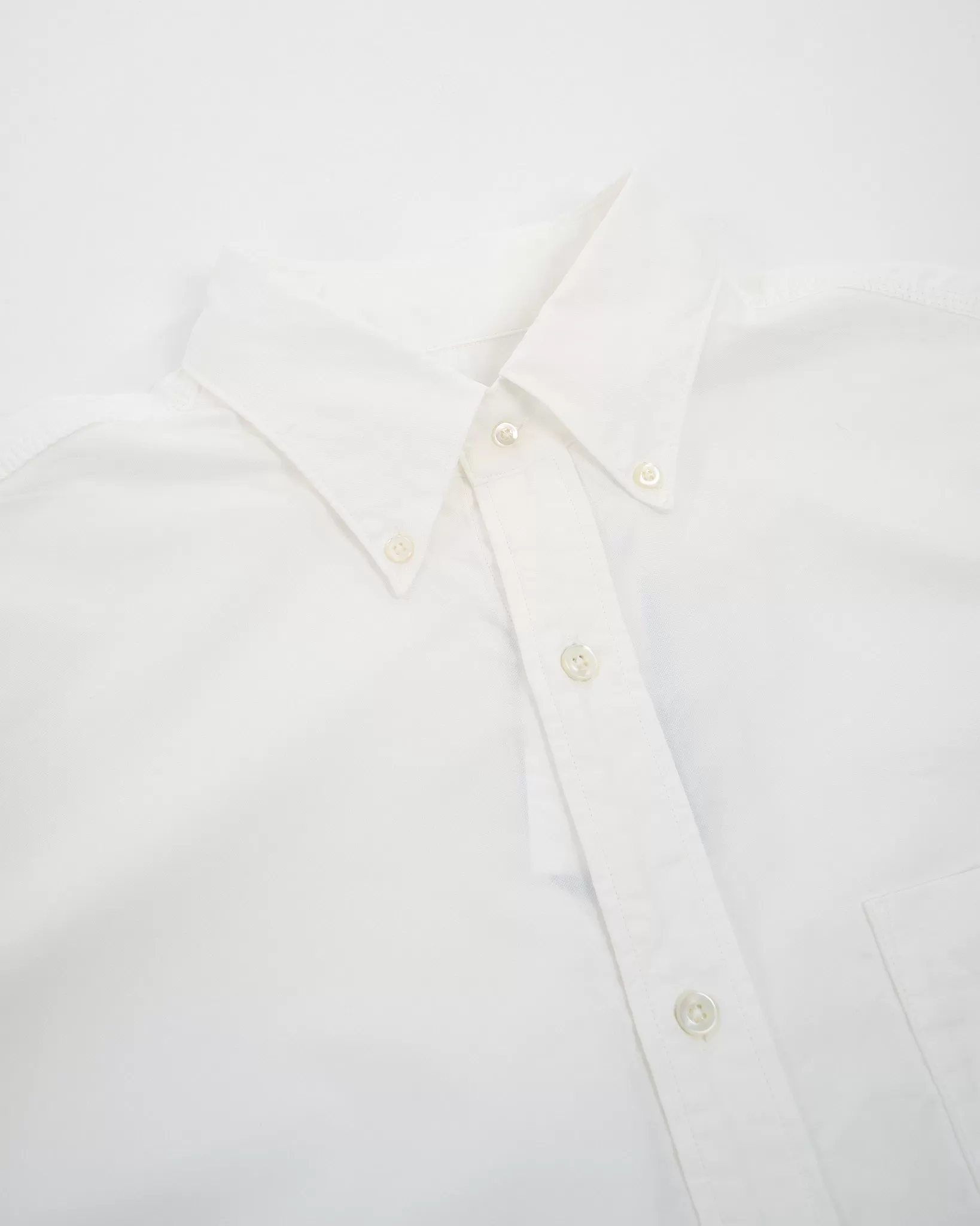 Button Down Wind Shirt White