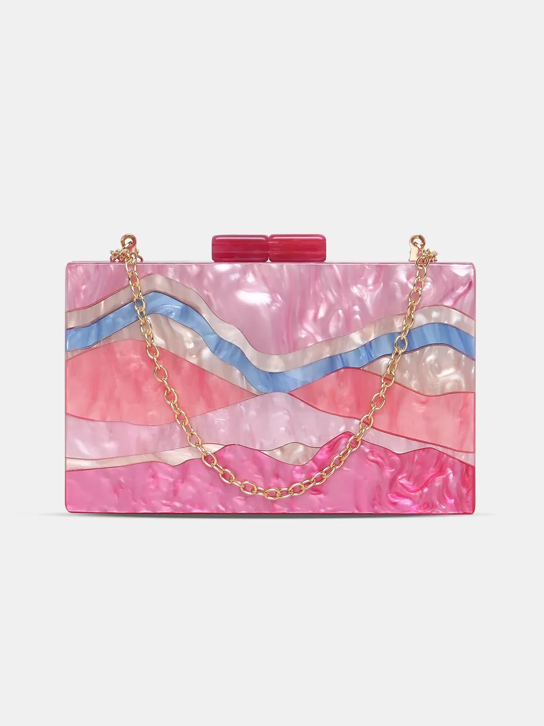 Caprese Gia Clutch Small Pink