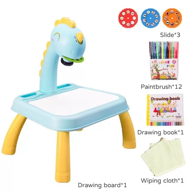 Children Toys Projection Drawing Set Kids Book Сoloring Pen Tools Montessori Set Baby Learning Educational Gifts Toy For Girl