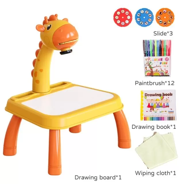 Children Toys Projection Drawing Set Kids Book Сoloring Pen Tools Montessori Set Baby Learning Educational Gifts Toy For Girl