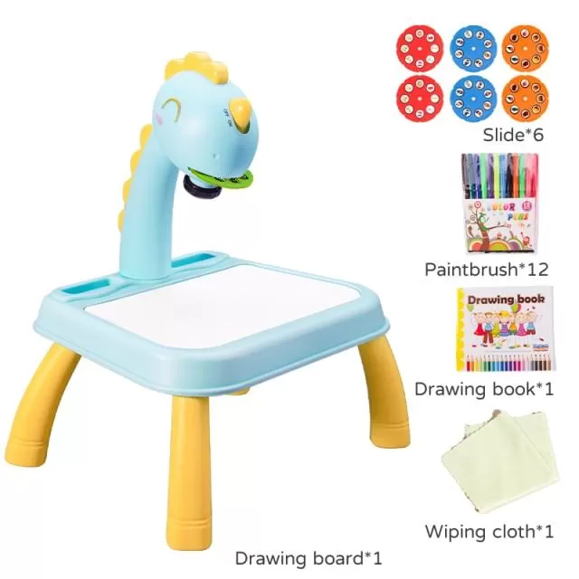 Children Toys Projection Drawing Set Kids Book Сoloring Pen Tools Montessori Set Baby Learning Educational Gifts Toy For Girl