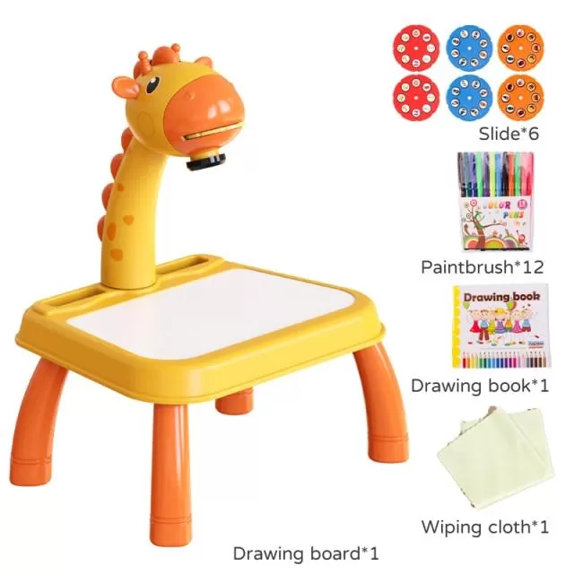 Children Toys Projection Drawing Set Kids Book Сoloring Pen Tools Montessori Set Baby Learning Educational Gifts Toy For Girl