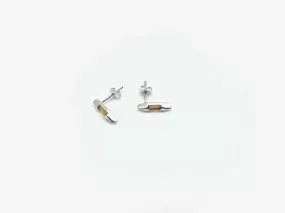 Citrine Harvest Moon Studs