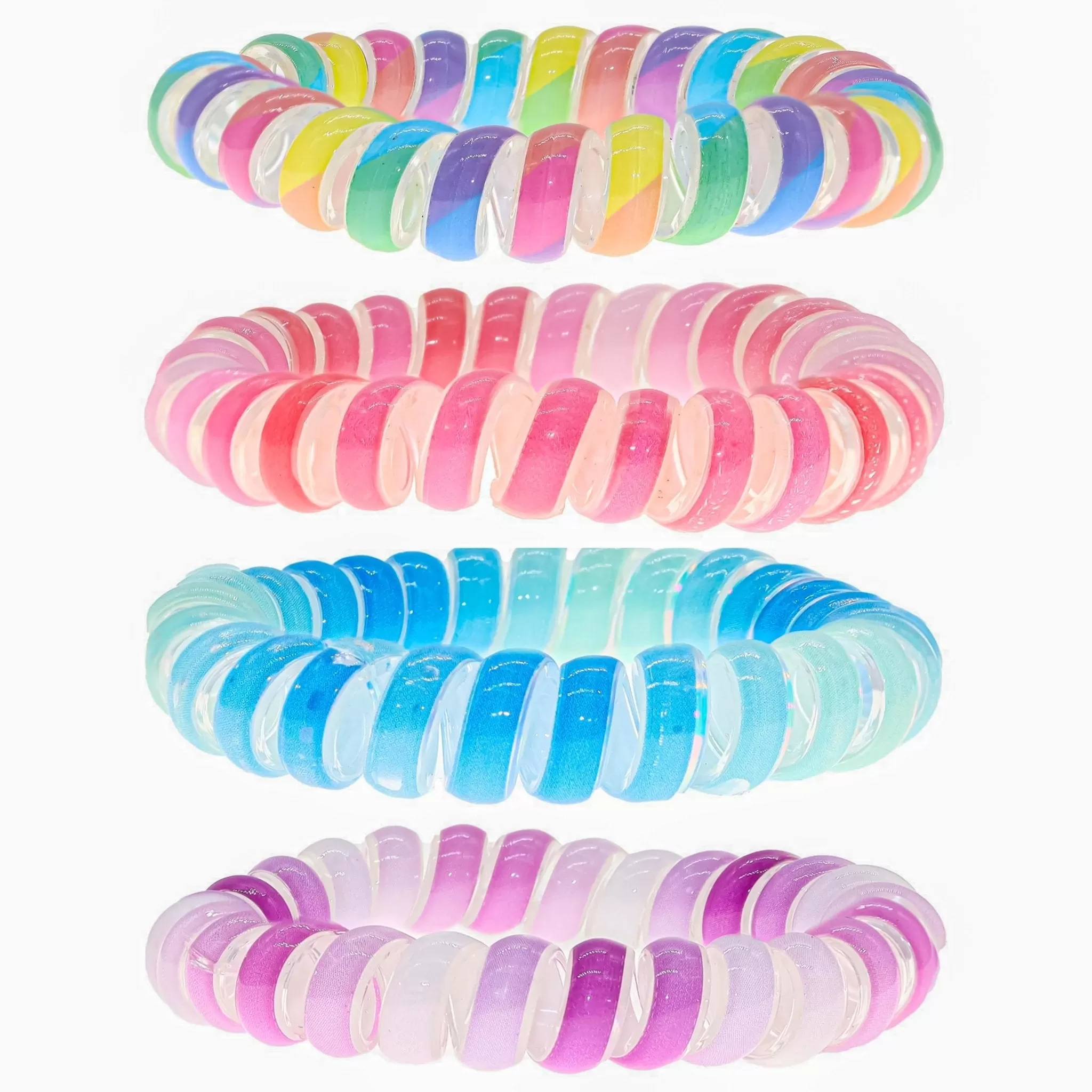 Coil Hair Ties - 4 Pack