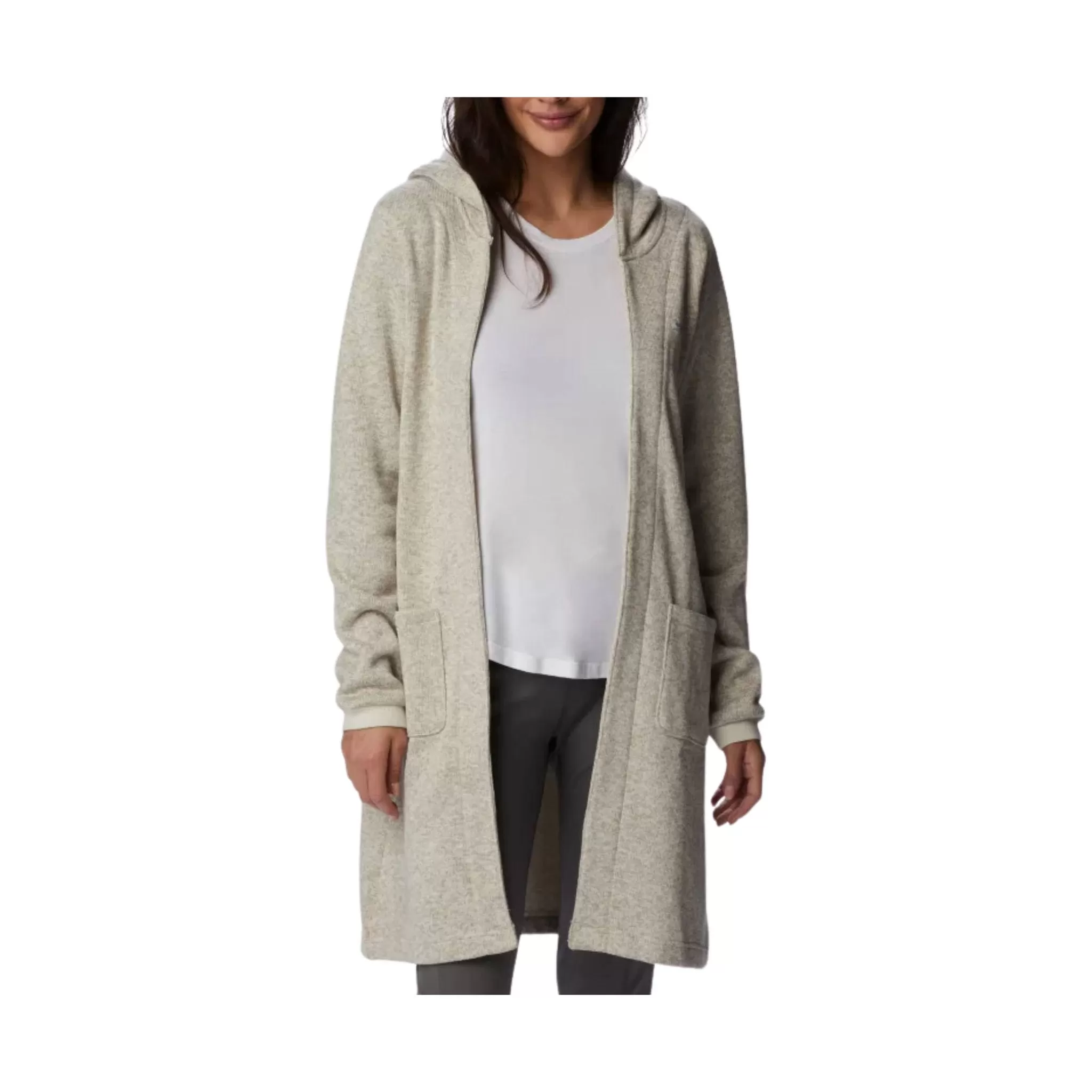 Columbia Women's Reel Cozy Hooded Cardigan - Stone