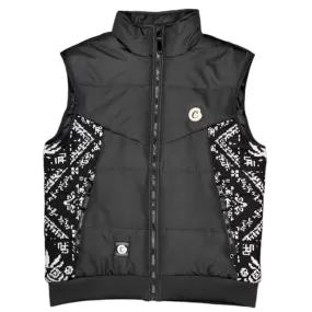 Cookies Triumph Quilted Ripstip Puffer Vest (Black) CM234OVC03