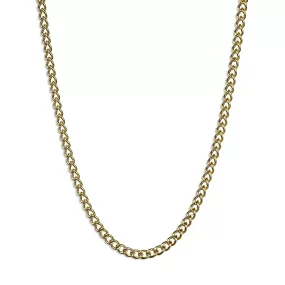 Curb Chain Necklace - Gold 3mm