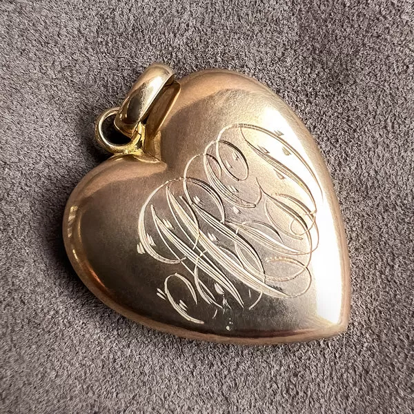 Edwardian Heart Locket Pendant