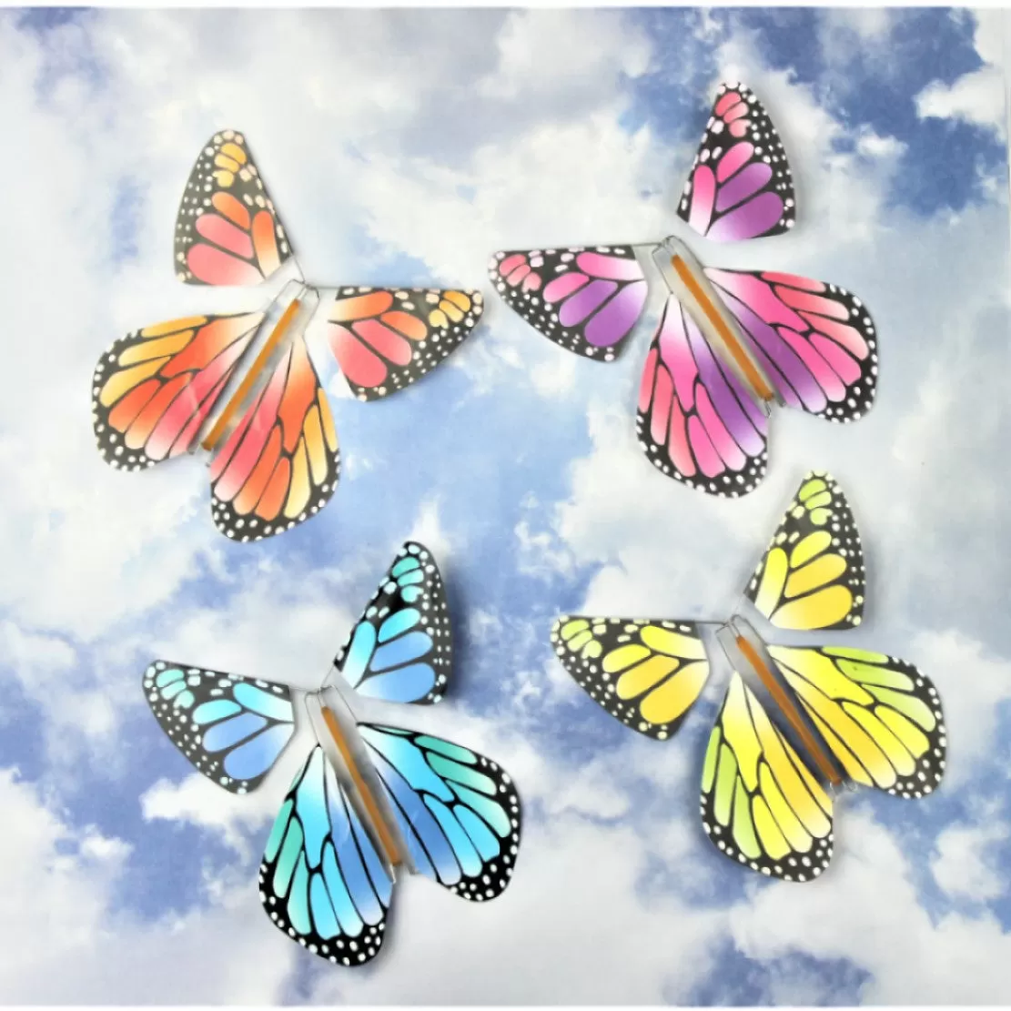 Flying Magic Rainbow Butterfly