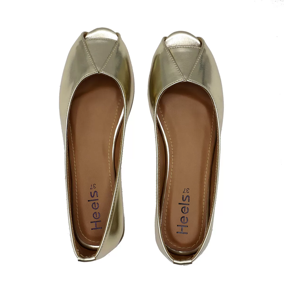 Golden Casual Peep Toe 080089