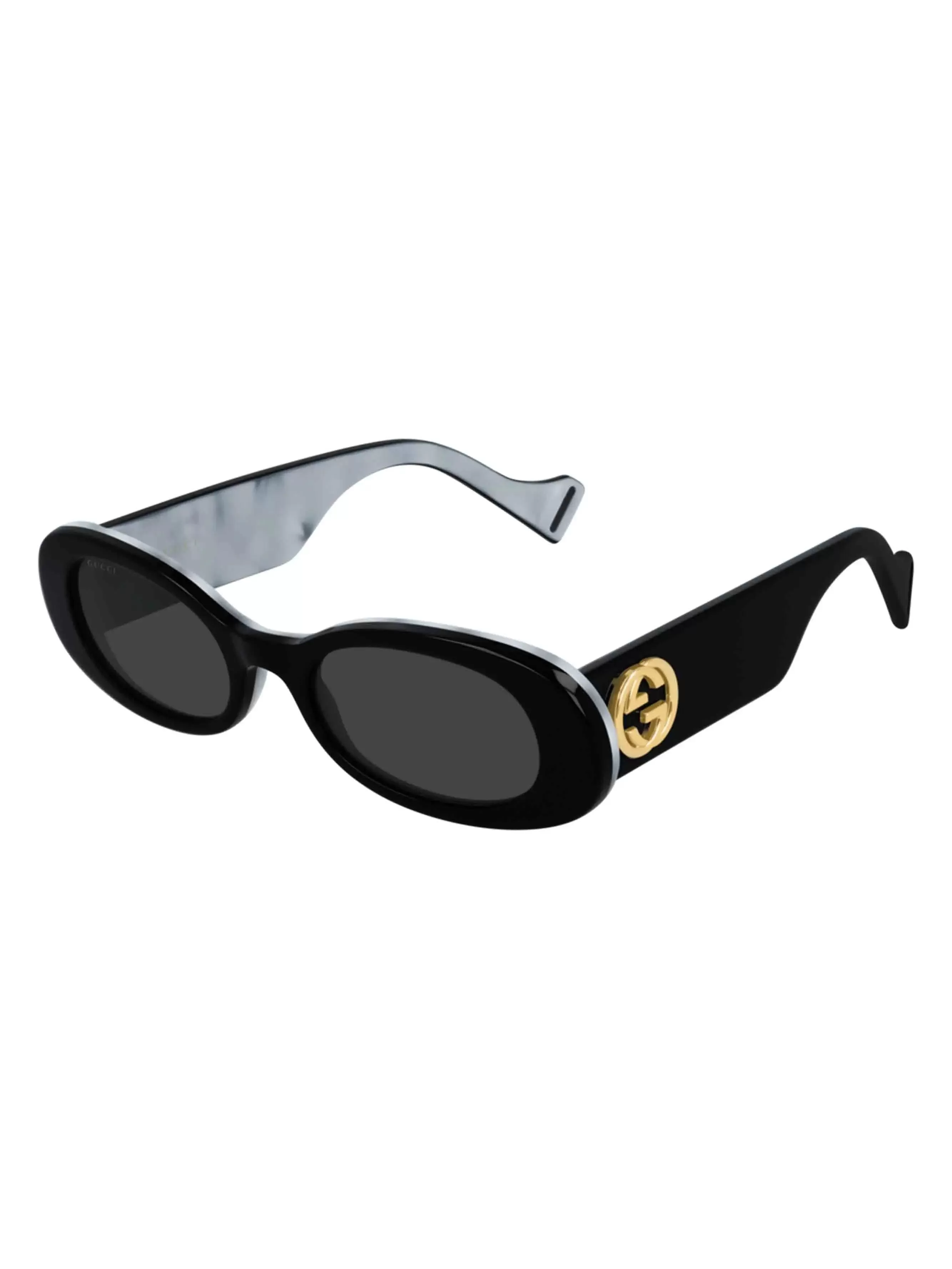 Gucci Seasonal Icon Sunglasses Round Black/Black