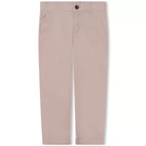 Hugo Boss Boys Khaki Cotton Pants_J24869-269