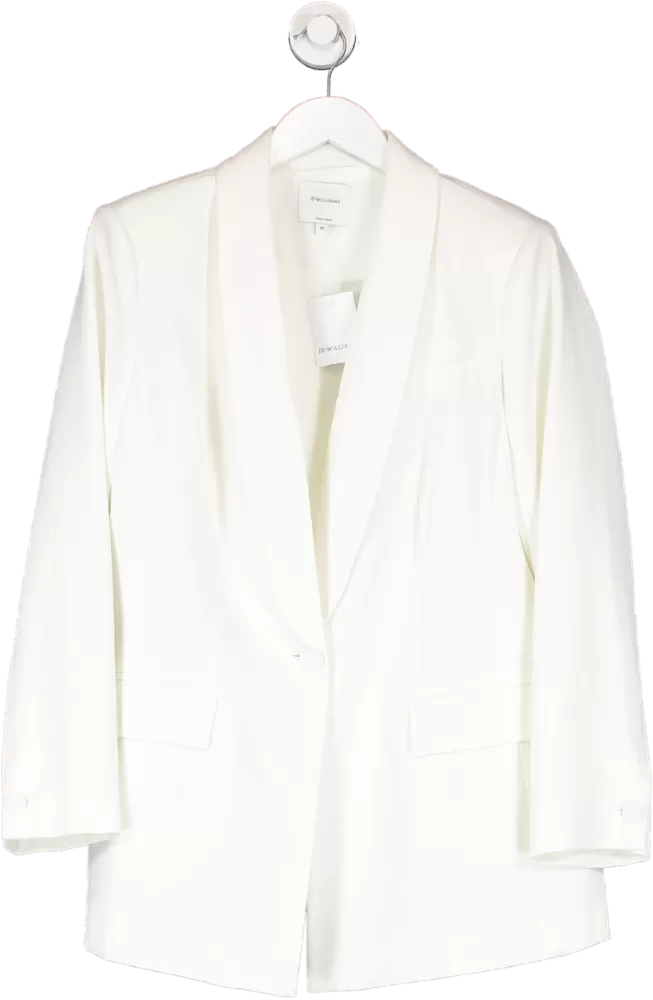 JD Williams Single Breasted White Blazer UK 14