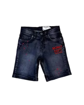 Kid’s Painted Money Dept. Denim Shorts