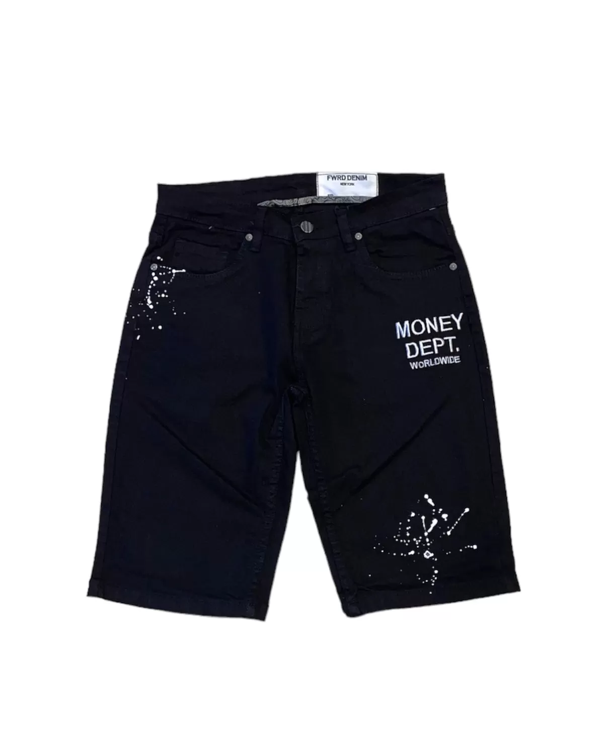 Kid’s Painted Money Dept. Denim Shorts