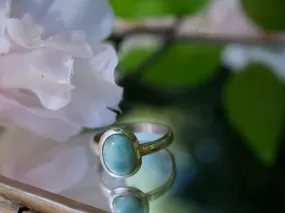 Larimar Ariel Ring - Small Oval