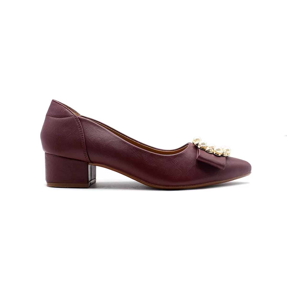 Maroon Formal Court Shoes 085471