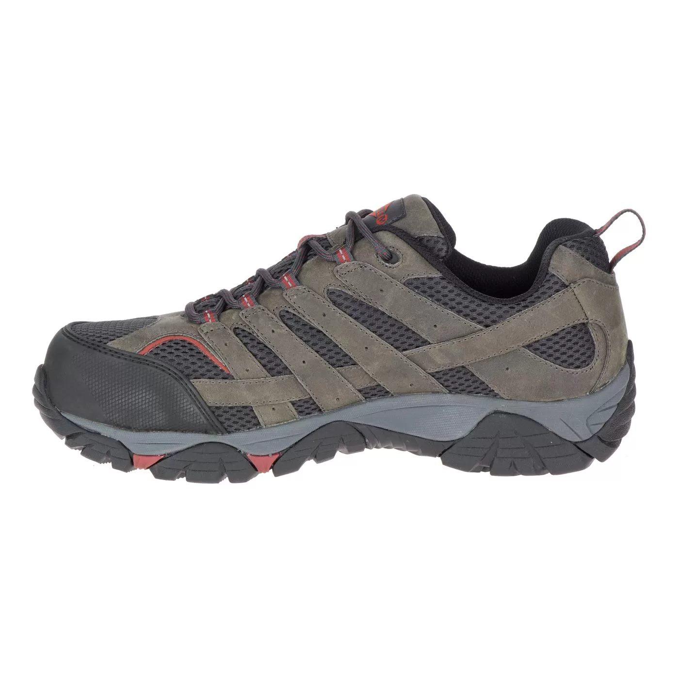 Moab Vertex Vent Men's Composite-Toe Work Shoes Pewter