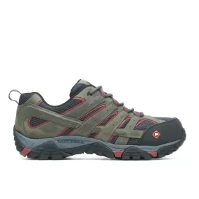 Moab Vertex Vent Men's Composite-Toe Work Shoes Pewter