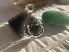 Moldavite Medea Pendant - Freeform C