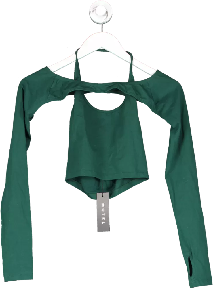 Motelrocks Green Brandy Top UK S