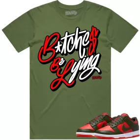 Mystic Red Dunks Shirt to Match - RED BBL