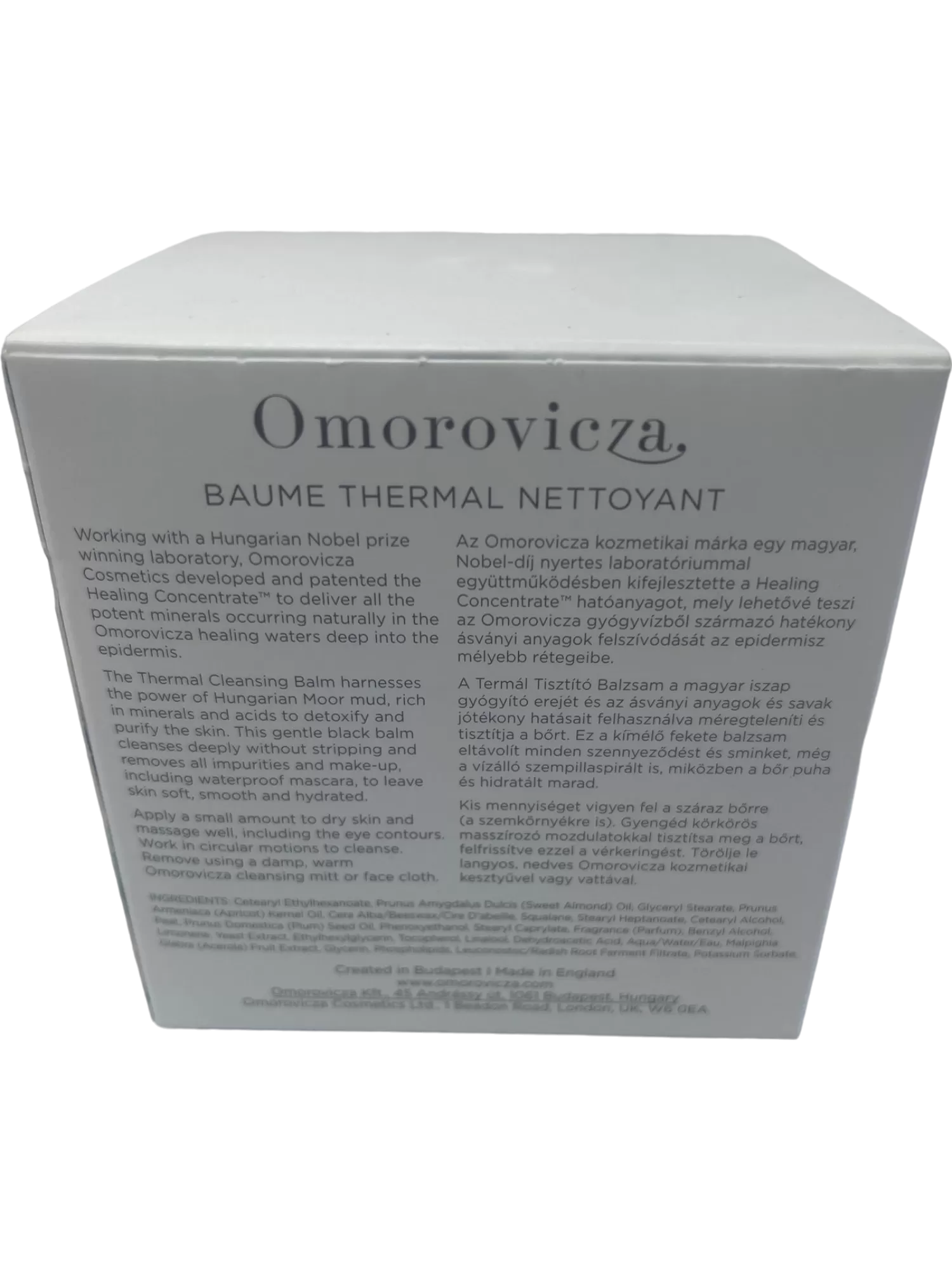 Omorovicza Thermal Cleansing Balm Skin Care Facial Cleanser