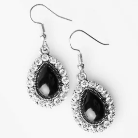 Party Til Dawn Black Earrings