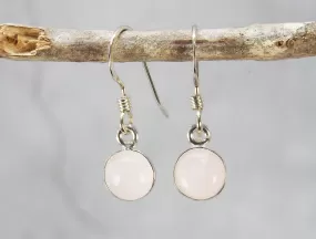 Petite Rose Quartz Earrings